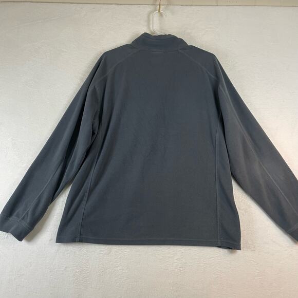 L.L. Bean mens Fleece Quarter Zip Pullover Sweatshirt Large Vintage 0634 - Picture 2 of 5